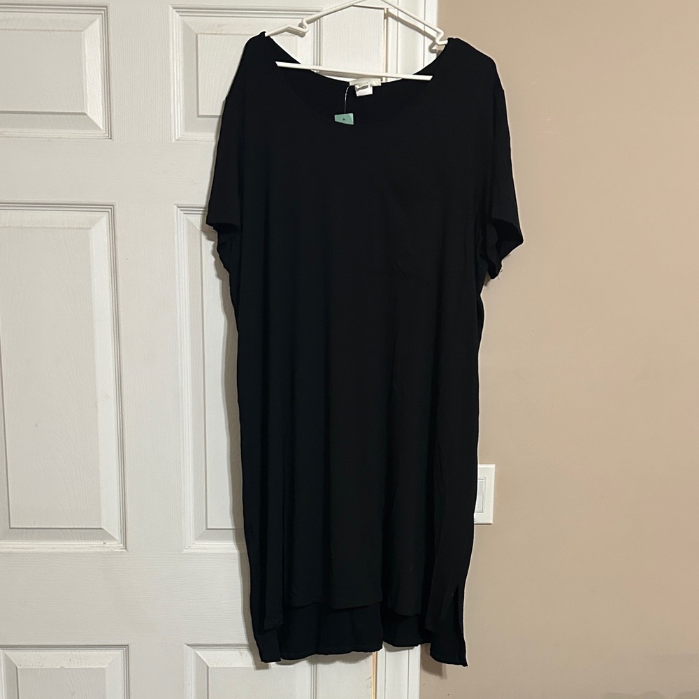 NWT Stitch Fix Black Short Sleeve Dress. Size 3X